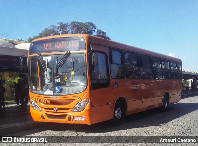 Auto Viação Mercês MA013 na cidade de Curitiba, Paraná, Brasil, por Amauri Caetano. ID da foto: 10036276.