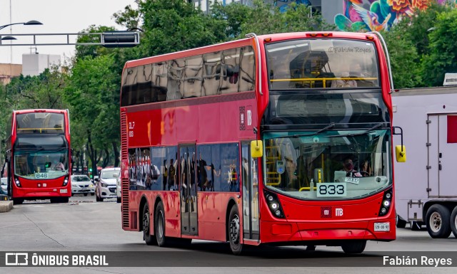 OL7 - Operadora Línea 7 833 na cidade de Ciudad de México, México, por Fabián Reyes. ID da foto: 10034153.