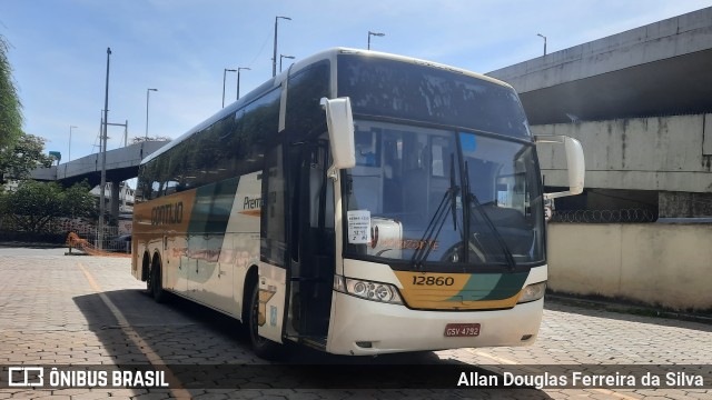 Empresa Gontijo de Transportes 12860 na cidade de Belo Horizonte, Minas Gerais, Brasil, por Allan Douglas Ferreira da Silva. Número da foto: #10036041.