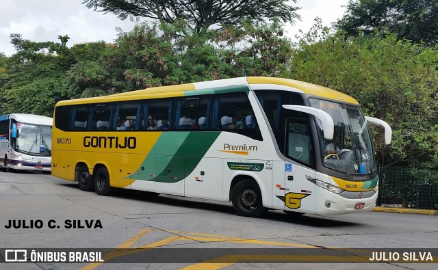 Empresa Gontijo de Transportes 18070 na cidade de São Paulo, São Paulo, Brasil, por JULIO SILVA. ID da foto: 10039458.