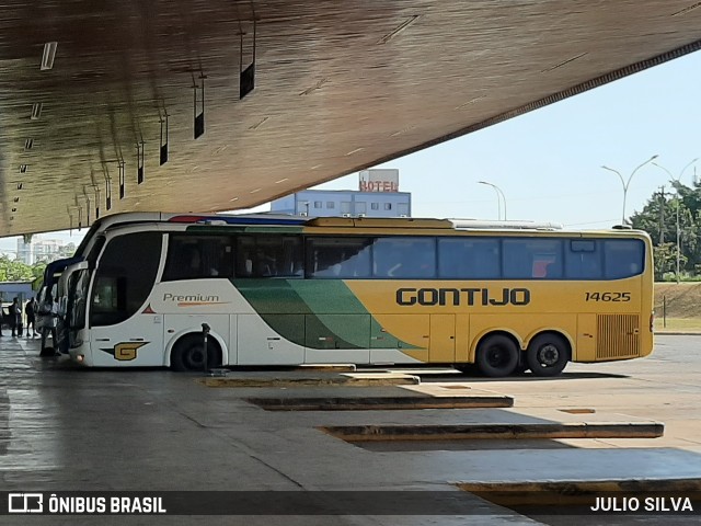 Empresa Gontijo de Transportes 14625 na cidade de Foz do Iguaçu, Paraná, Brasil, por JULIO SILVA. ID da foto: 10039060.