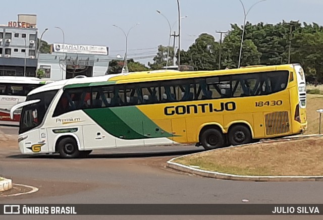 Empresa Gontijo de Transportes 18430 na cidade de Foz do Iguaçu, Paraná, Brasil, por JULIO SILVA. ID da foto: 10039038.