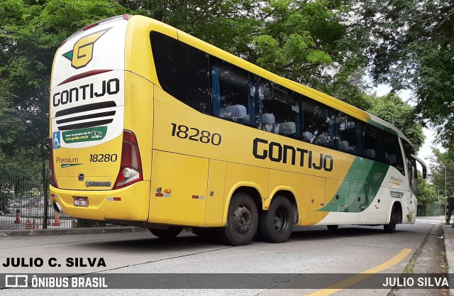 Empresa Gontijo de Transportes 18280 na cidade de São Paulo, São Paulo, Brasil, por JULIO SILVA. Número da foto: #10039120.