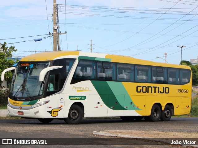 Empresa Gontijo de Transportes 18060 na cidade de Teresina, Piauí, Brasil, por João Victor. Número da foto: #10039305.