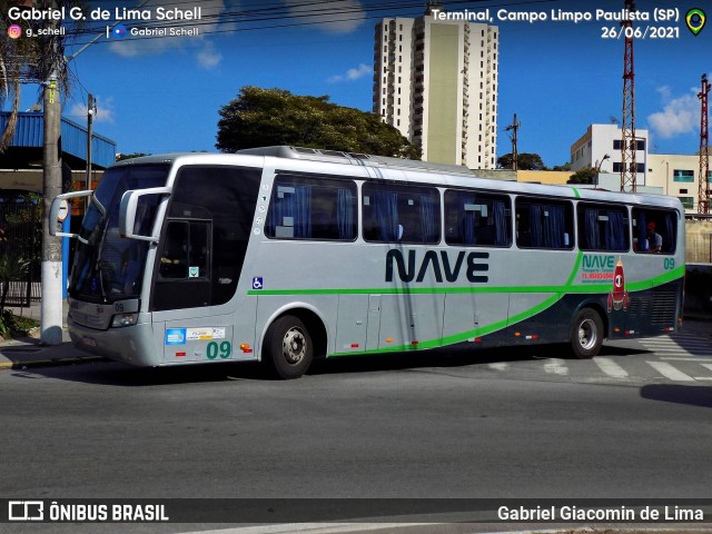 Nave Transporte e Turismo Eireli ME 09 na cidade de Campo Limpo Paulista, São Paulo, Brasil, por Gabriel Giacomin de Lima. ID da foto: 10039422.