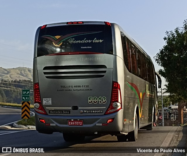 Condor Tur 5013 na cidade de Aparecida, São Paulo, Brasil, por Vicente de Paulo Alves. Número da foto: #10038388.