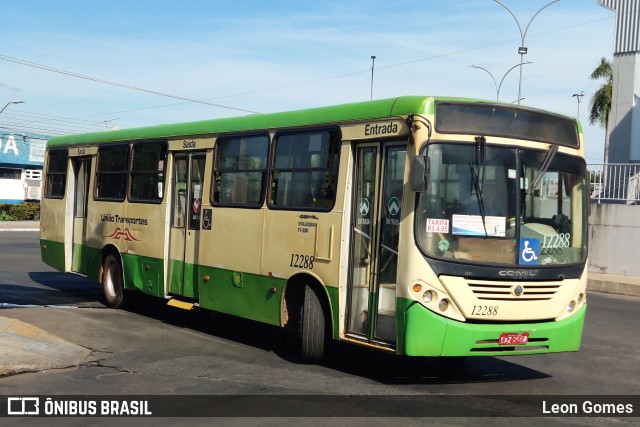 União Transportes 12288 na cidade de Várzea Grande, Mato Grosso, Brasil, por Leon Gomes. ID da foto: 10038788.