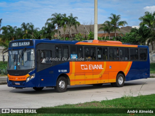 Evanil Transportes e Turismo RJ 132.089 na cidade de Rio de Janeiro, Rio de Janeiro, Brasil, por André Almeida. ID da foto: 10037474.