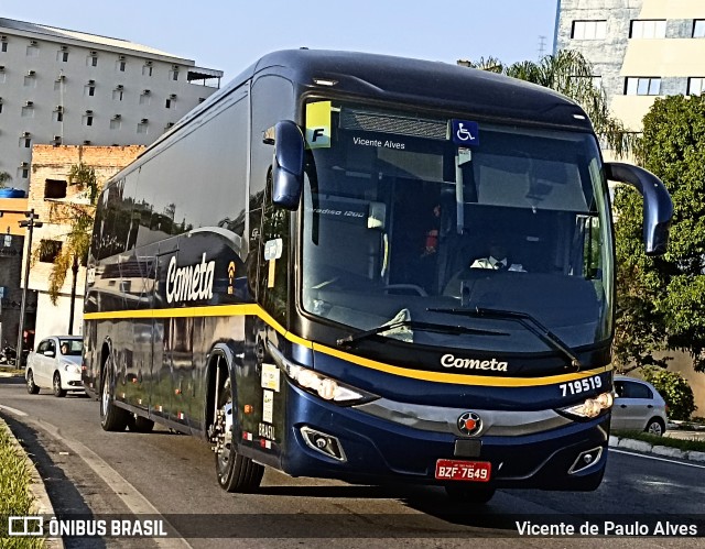 Viação Cometa 719519 na cidade de Aparecida, São Paulo, Brasil, por Vicente de Paulo Alves. ID da foto: 10038419.