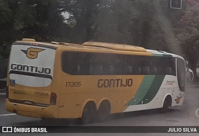 Empresa Gontijo de Transportes 17205 na cidade de Foz do Iguaçu, Paraná, Brasil, por JULIO SILVA. ID da foto: 10039080.