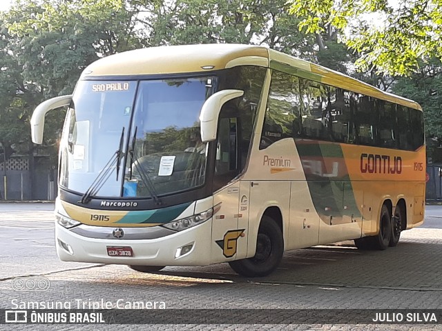 Empresa Gontijo de Transportes 19115 na cidade de São Paulo, São Paulo, Brasil, por JULIO SILVA. ID da foto: 10038902.