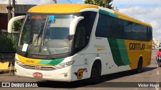 Empresa Gontijo de Transportes 7070 na cidade de Feira de Santana, Bahia, Brasil, por Victor Hugo. ID da foto: 10037962.