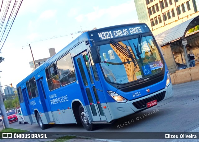 Auto Viação Navegantes 6154 na cidade de Porto Alegre, Rio Grande do Sul, Brasil, por Elizeu Oliveira. ID da foto: 10037165.