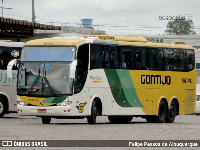 Empresa Gontijo de Transportes 16040 na cidade de Vitória da Conquista, Bahia, Brasil, por Felipe Pessoa de Albuquerque. ID da foto: 10038370.