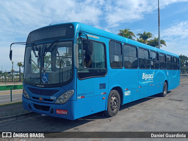 Biguaçu Transportes Coletivos Administração e Participação 1401 na cidade de Florianópolis, Santa Catarina, Brasil, por Daniel Guardiola. Número da foto: #10040994.