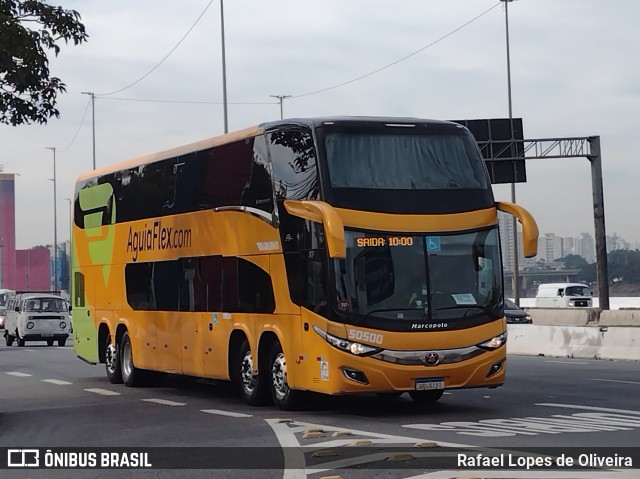 Viação Águia Branca 50500 na cidade de São Paulo, São Paulo, Brasil, por Rafael Lopes de Oliveira. Número da foto: #10042560.