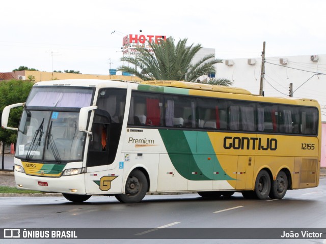 Empresa Gontijo de Transportes 12155 na cidade de Petrolina, Pernambuco, Brasil, por João Victor. ID da foto: 10040772.