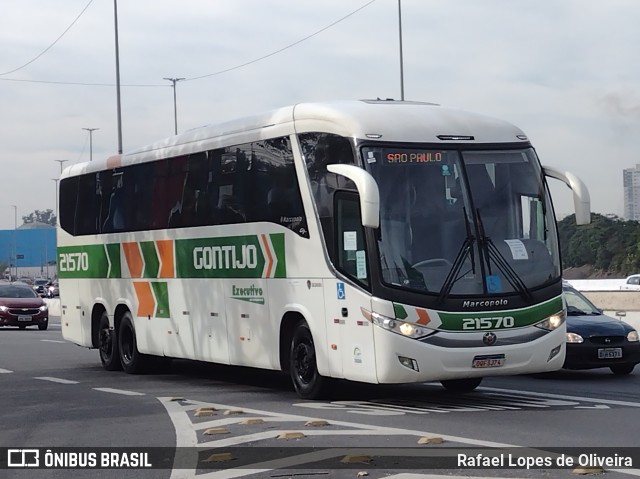 Empresa Gontijo de Transportes 21570 na cidade de São Paulo, São Paulo, Brasil, por Rafael Lopes de Oliveira. ID da foto: 10042573.