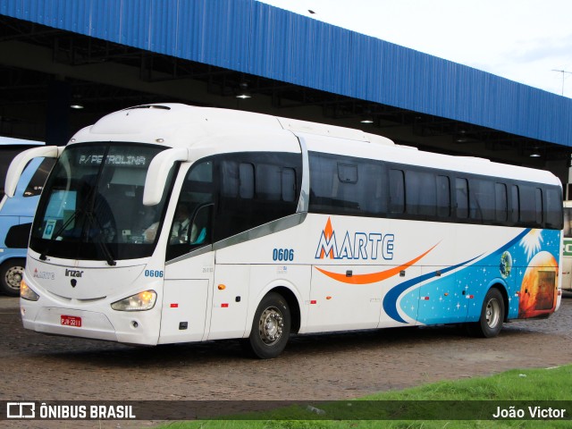 Marte Transportes 0606 na cidade de Petrolina, Pernambuco, Brasil, por João Victor. ID da foto: 10040828.