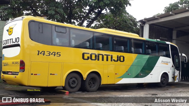 Empresa Gontijo de Transportes 14345 na cidade de Fortaleza, Ceará, Brasil, por Alisson Wesley. ID da foto: 10041114.