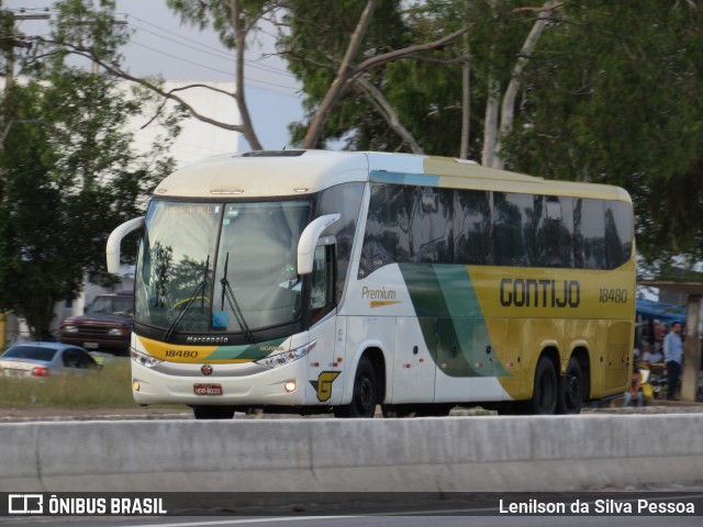 Empresa Gontijo de Transportes 18480 na cidade de Caruaru, Pernambuco, Brasil, por Lenilson da Silva Pessoa. Número da foto: #10040371.