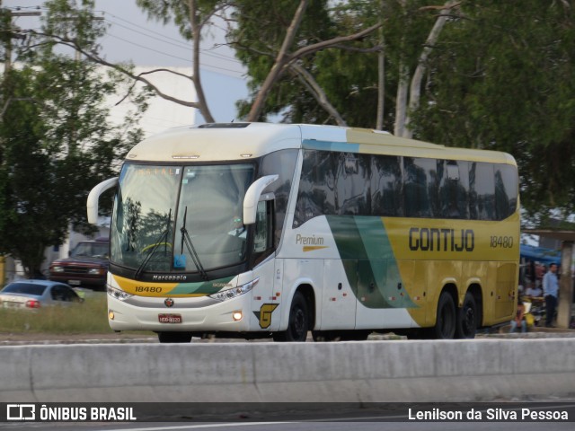 Empresa Gontijo de Transportes 18480 na cidade de Caruaru, Pernambuco, Brasil, por Lenilson da Silva Pessoa. ID da foto: 10040371.