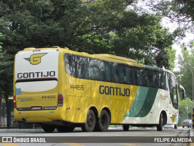 Empresa Gontijo de Transportes 14455 na cidade de São Paulo, São Paulo, Brasil, por FELIPE ALMEIDA. ID da foto: 10040445.