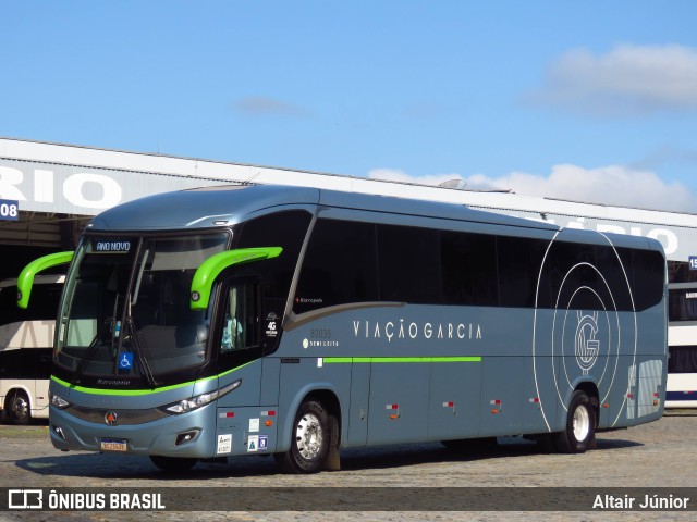 Viação Garcia 82035 na cidade de Balneário Camboriú, Santa Catarina, Brasil, por Altair Júnior. ID da foto: 10041913.