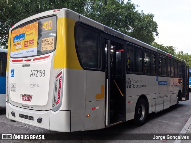 Transurb A72159 na cidade de Rio de Janeiro, Rio de Janeiro, Brasil, por Jorge Gonçalves. Número da foto: #10042866.