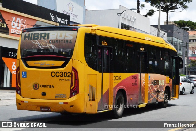 Auto Viação Santo Antônio CC302 na cidade de Curitiba, Paraná, Brasil, por Franz Hecher. ID da foto: 10040581.