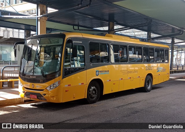 Transol Transportes Coletivos 55057 na cidade de Florianópolis, Santa Catarina, Brasil, por Daniel Guardiola. ID da foto: 10040985.