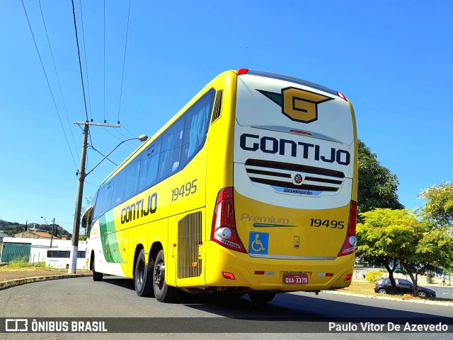 Empresa Gontijo de Transportes 19495 na cidade de Araxá, Minas Gerais, Brasil, por Paulo Vitor De Azevedo. ID da foto: 10040896.