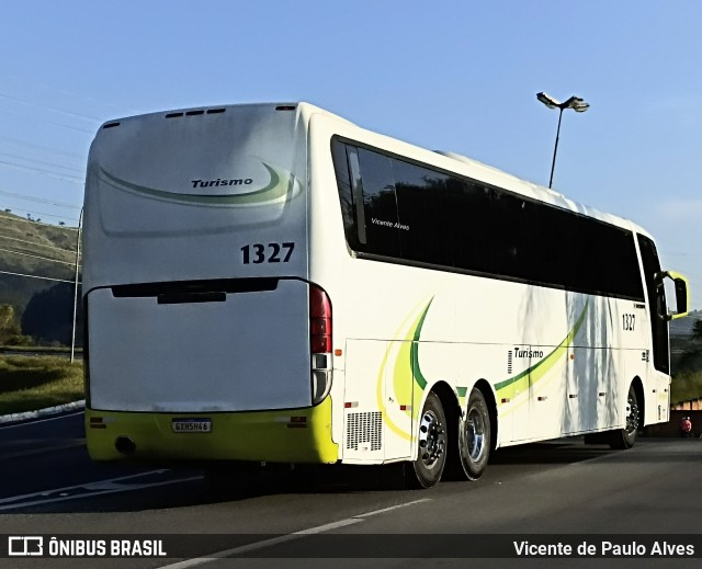 Ônibus Particulares 1327 na cidade de Aparecida, São Paulo, Brasil, por Vicente de Paulo Alves. ID da foto: 10041993.