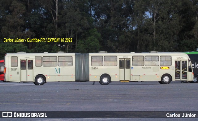 Araucária Transportes Coletivos 19404 na cidade de Curitiba, Paraná, Brasil, por Carlos Júnior. Número da foto: #10040363.