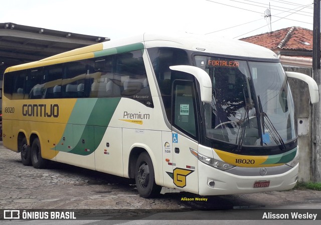 Empresa Gontijo de Transportes 18020 na cidade de Fortaleza, Ceará, Brasil, por Alisson Wesley. ID da foto: 10041129.