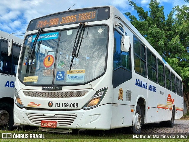 Viação Agulhas Negras RJ 169.009 na cidade de Volta Redonda, Rio de Janeiro, Brasil, por Matheus Martins da Silva. Número da foto: #10042775.