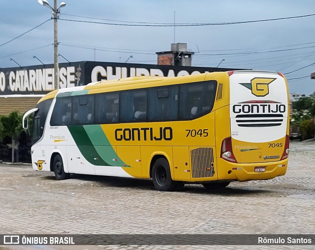 Empresa Gontijo de Transportes 7045 na cidade de Serrinha, Bahia, Brasil, por Rômulo Santos. ID da foto: 10041933.