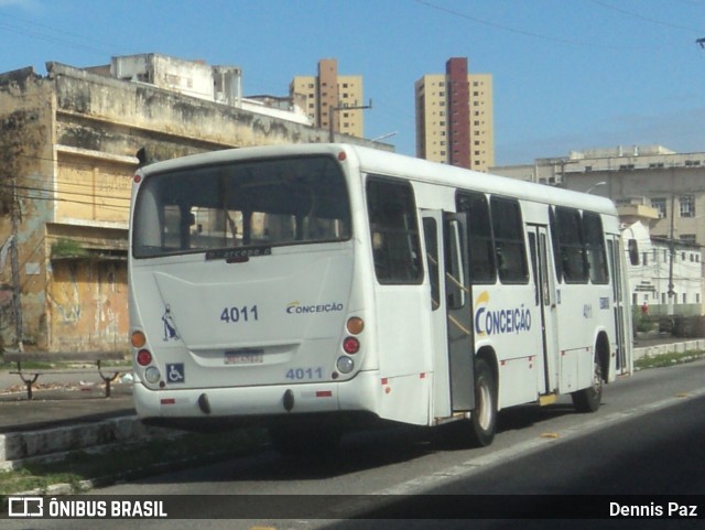 Empresa de Transportes Nossa Senhora da Conceição 4011 na cidade de Natal, Rio Grande do Norte, Brasil, por Dennis Paz. ID da foto: 10040130.