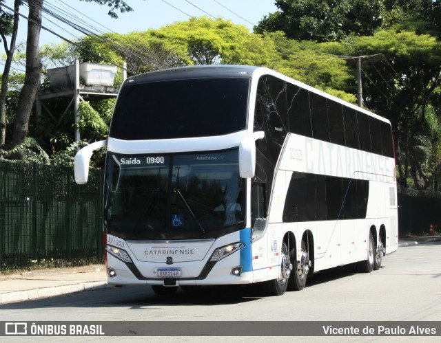 Auto Viação Catarinense 321323 na cidade de São Paulo, São Paulo, Brasil, por Vicente de Paulo Alves. ID da foto: 10042373.