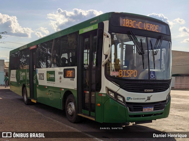 Expresso Caribus Transportes 3028 na cidade de Cuiabá, Mato Grosso, Brasil, por Daniel Henrique. Número da foto: #10043033.