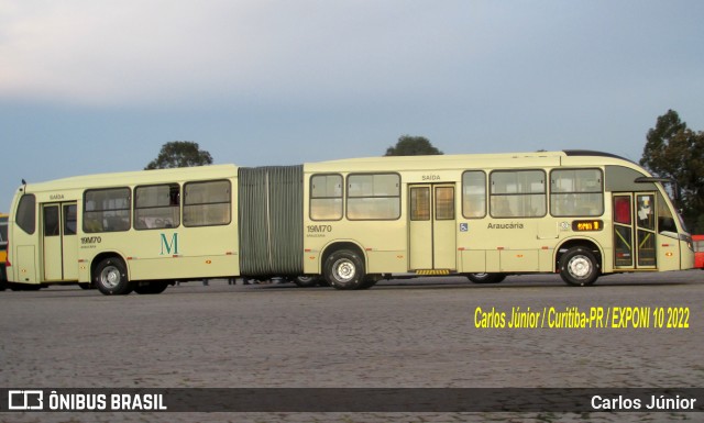 Araucária Transportes Coletivos 19M70 na cidade de Curitiba, Paraná, Brasil, por Carlos Júnior. Número da foto: #10040385.