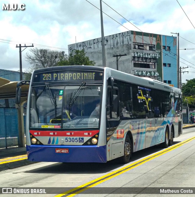 Next Mobilidade - ABC Sistema de Transporte 5305 na cidade de São Paulo, São Paulo, Brasil, por Matheus Costa. ID da foto: 10042840.