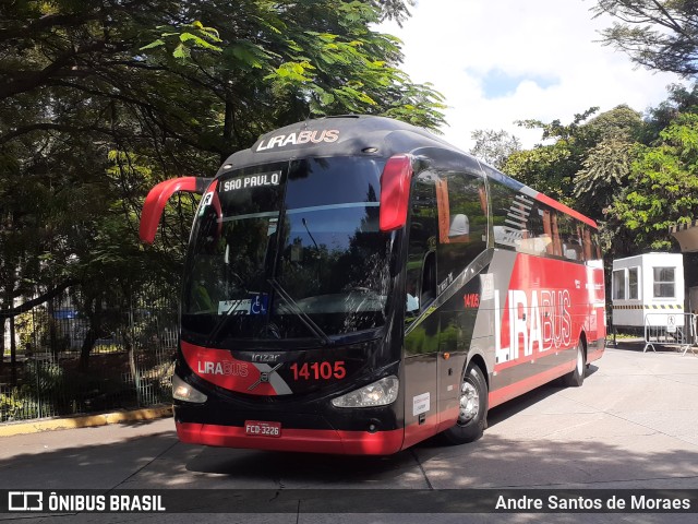 Lirabus 14105 na cidade de São Paulo, São Paulo, Brasil, por Andre Santos de Moraes. Número da foto: #10041211.