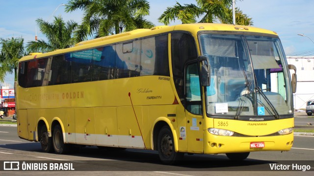 Viação Itapemirim 5865 na cidade de Feira de Santana, Bahia, Brasil, por Victor Hugo. Número da foto: #10041060.