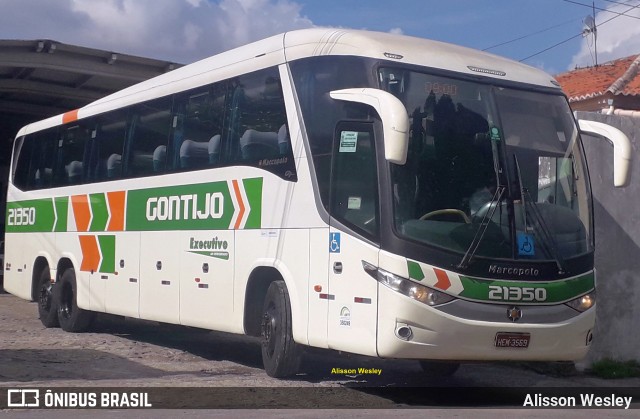 Empresa Gontijo de Transportes 21350 na cidade de Fortaleza, Ceará, Brasil, por Alisson Wesley. ID da foto: 10041076.