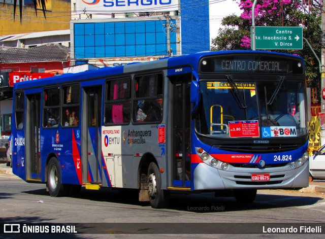 Empresa de Transportes e Turismo Carapicuiba 24.824 na cidade de Carapicuíba, São Paulo, Brasil, por Leonardo Fidelli. ID da foto: 10042730.