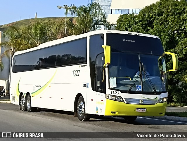 Ônibus Particulares 1327 na cidade de Aparecida, São Paulo, Brasil, por Vicente de Paulo Alves. ID da foto: 10041984.