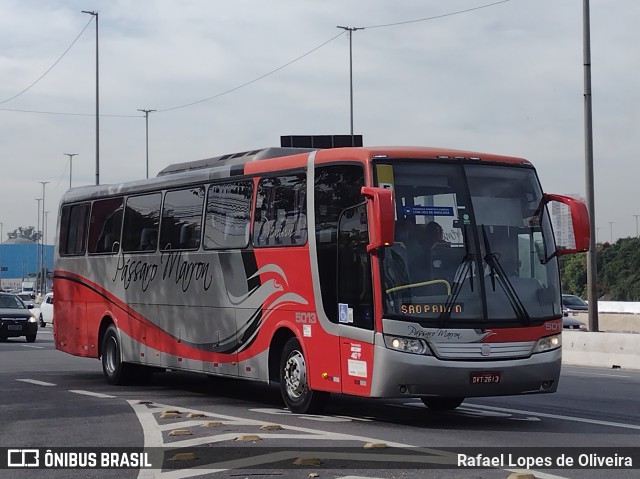 Empresa de Ônibus Pássaro Marron 5013 na cidade de São Paulo, São Paulo, Brasil, por Rafael Lopes de Oliveira. Número da foto: #10042768.