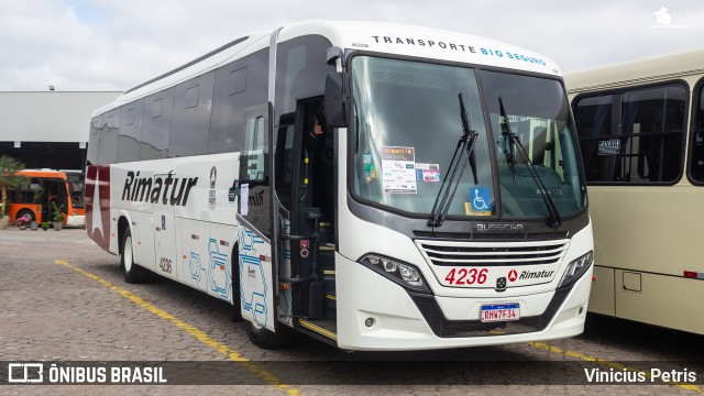 Rimatur Transportes 4236 na cidade de Curitiba, Paraná, Brasil, por Vinicius Petris. Número da foto: #10042968.