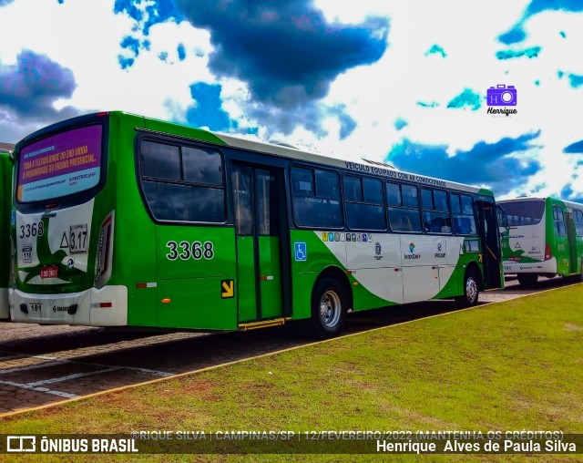 VB Transportes e Turismo 3368 na cidade de Campinas, São Paulo, Brasil, por Henrique Alves de Paula Silva. Número da foto: #9969404.
